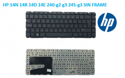 Teclado laptop HP 14N 14R 14D 14E 240-g2 g3 245-g3 SIN FRAME