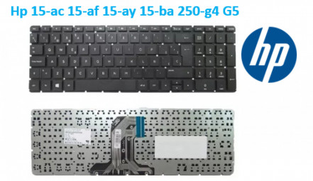Teclado laptop HP 15AC 15-AF 15-AY 15-BA 250-G4 G5 